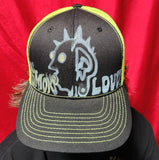 "Smoke Loud" Custom 1-of-1 Trucker Hat-Grim Garden