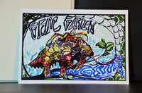 Pangolin Spinner Print-Grim Garden