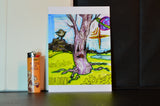 The Grimming Tree Print-Grim Garden