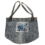 "For the Birds" Patched Beach Bag
