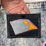 "For the Birds" Patched Beach Bag