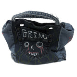 "Grim Glare" Upcycled Denim Handbag
