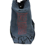 "Grim Glare" Upcycled Denim Handbag