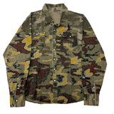 "Bleeding Camo" Custom Army Button Down