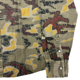 "Bleeding Camo" Custom Army Button Down