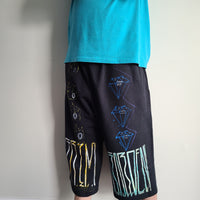 "I See Diamonds" Sweat Shorts-Grim Garden