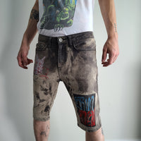 "Cold Brew" Jorts-Grim Garden