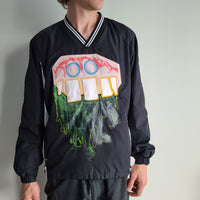 "Toofer" Crewneck Windbreaker-Grim Garden