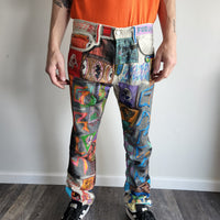 "Slain Glass" Custom Pants-Grim Garden