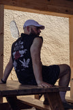 Mack Magers Tribute Cut-Off/Sleeveless T-Shirt-Grim Garden