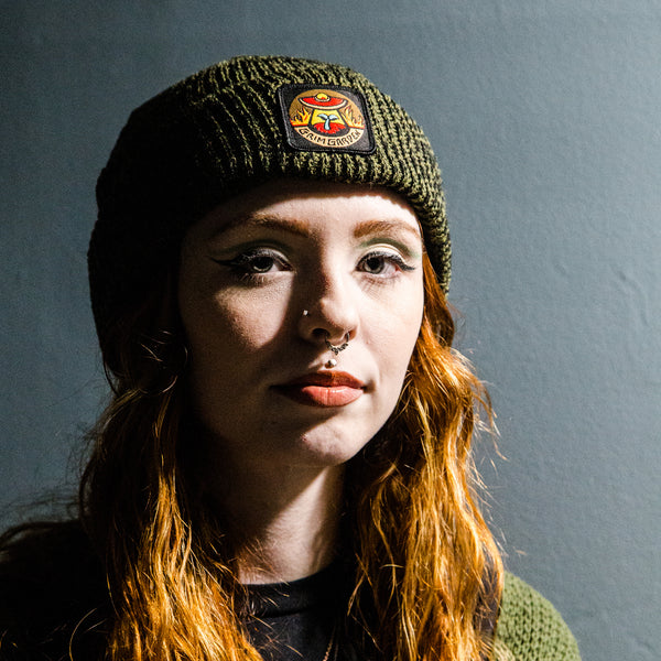 Grim Garden Knit Beanie 'Cuffed'-Grim Garden
