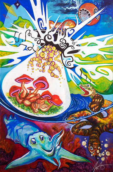 Fungus Abduction 2 Print-Grim Garden